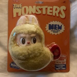 Shrimp Labubu earphone case